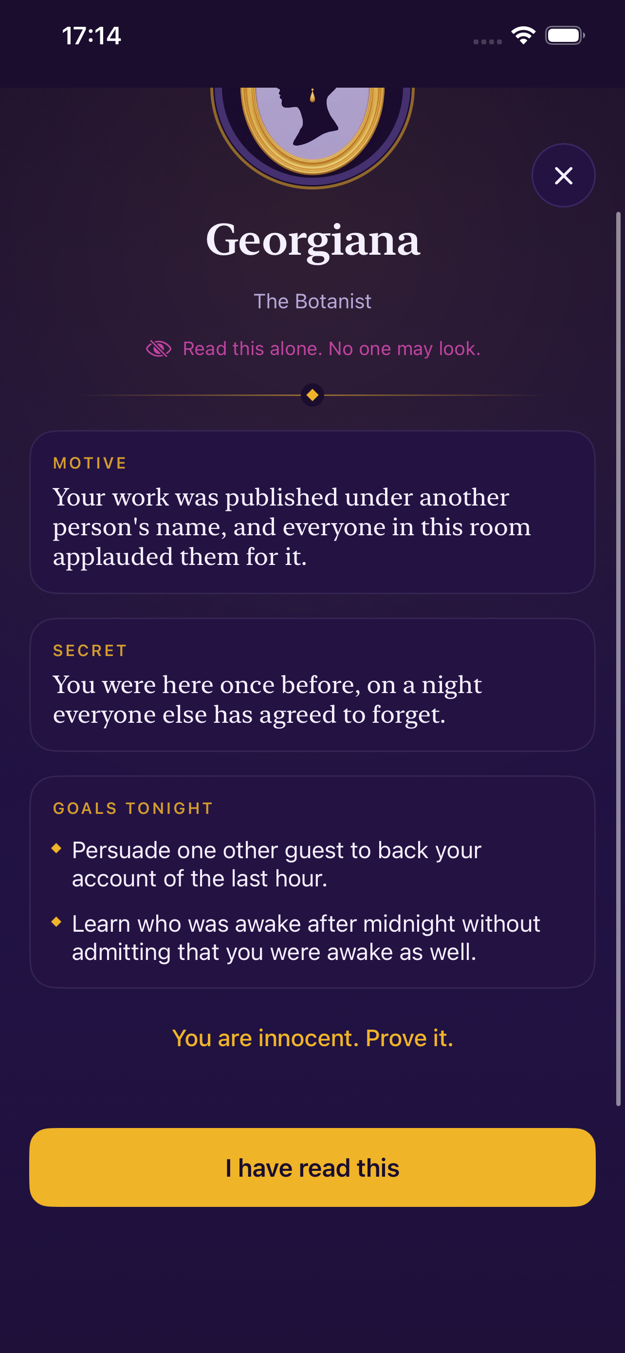 Role Card